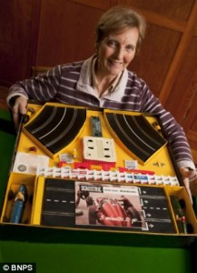 First ever Scalextric set from more than 50 years ago is given to inventor’s grandchildren as a Christmas present